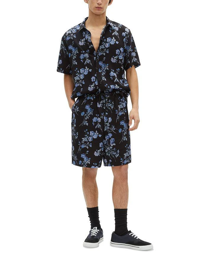 The Kooples Regular Fit Floral Print Short Sleeve Shirt 2