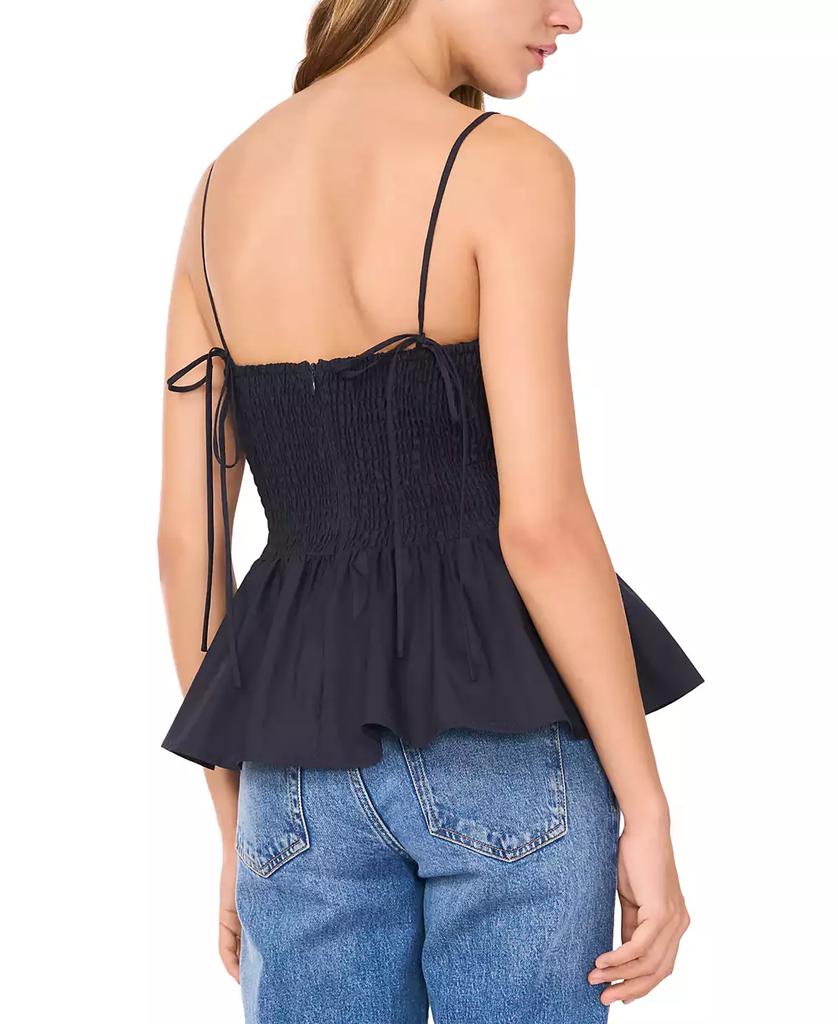 1. State Women's Cotton Peplum Top