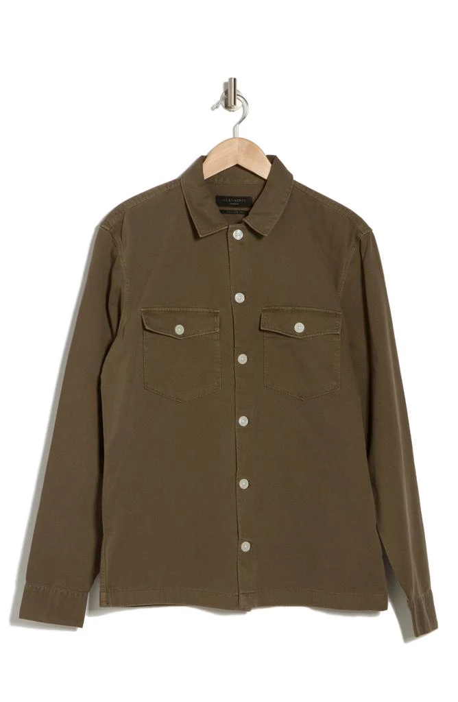 ALL SAINTS Aerial Long Sleeve Cotton Button-Up Shirt 3