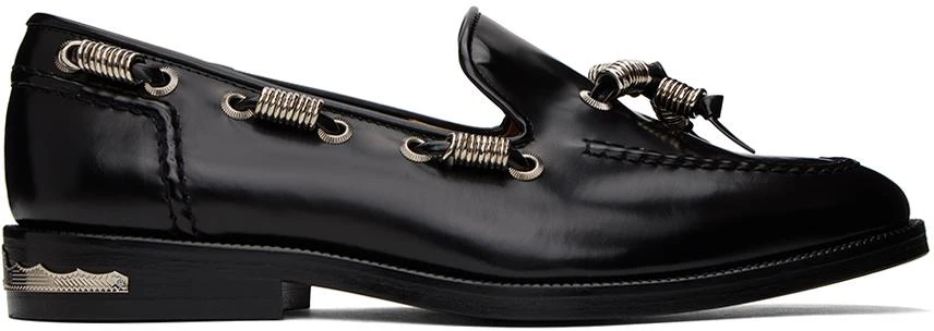Toga Virilis Black Polished Loafers 1