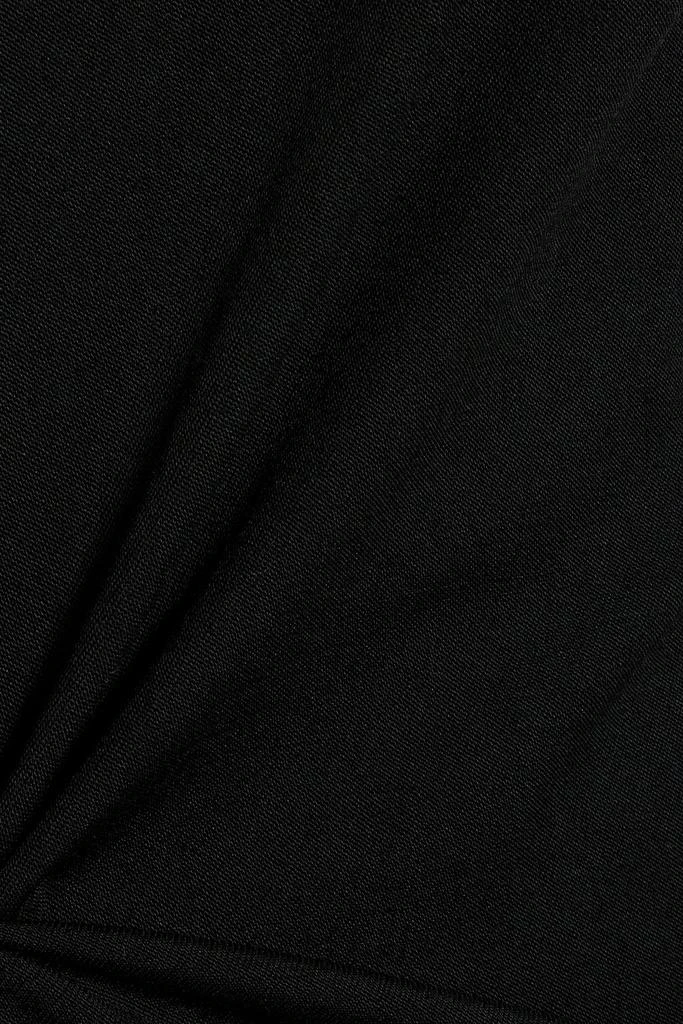 CO Strapless wool-blend crepe maxi dress 4