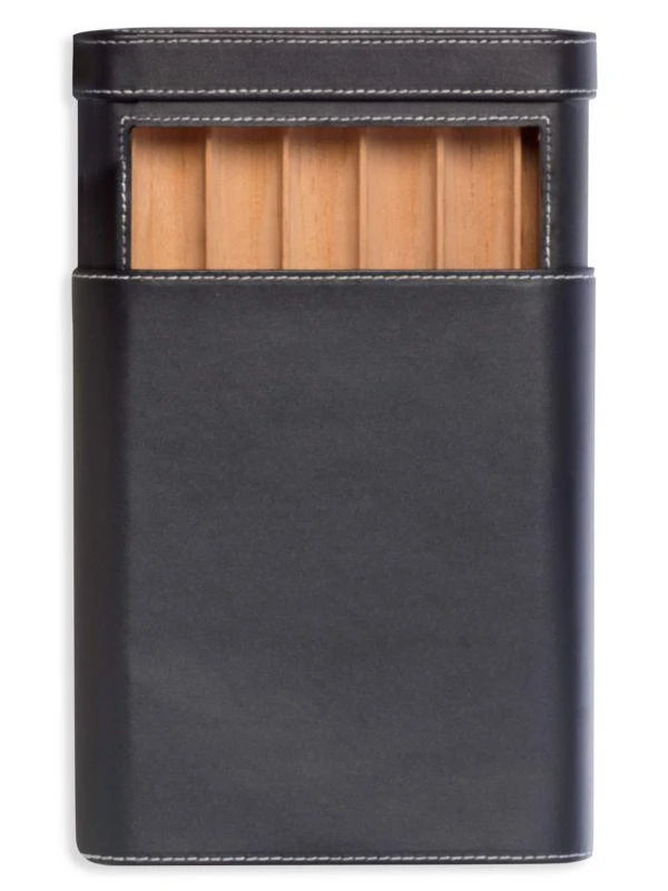 Bey-Berk 5-Cigar Leather Case 1