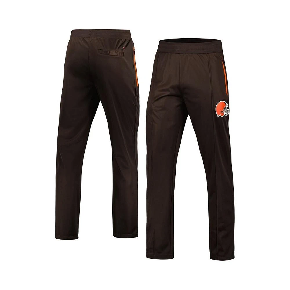 Tommy Hilfiger Men's Brown Cleveland Browns Grant Track Pants 1