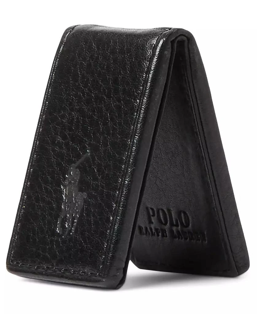 Ralph Lauren Men's Pebbled Leather Money Clip 2