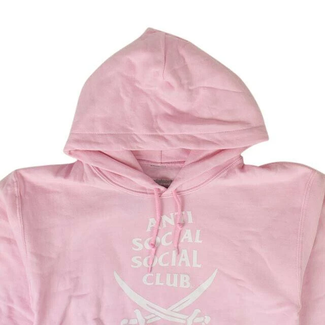 Anti Social Social Club X Neighborhood 6Ix Hoodie Sweatshirt - Pink 3