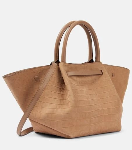 Demellier New York Midi croc-effect leather tote bag 4