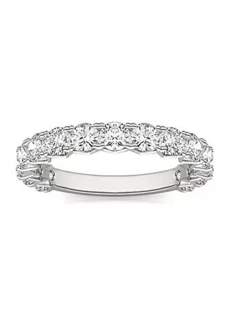 Charles
Colvard Charles
Colvard 1.5 ct. t.w. Lab Created 3.0mm Moissanite Semi-Eternity Band in 14k Gold