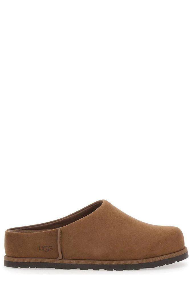 UGG UGG Logo-Detail Round Toe Flat Mules