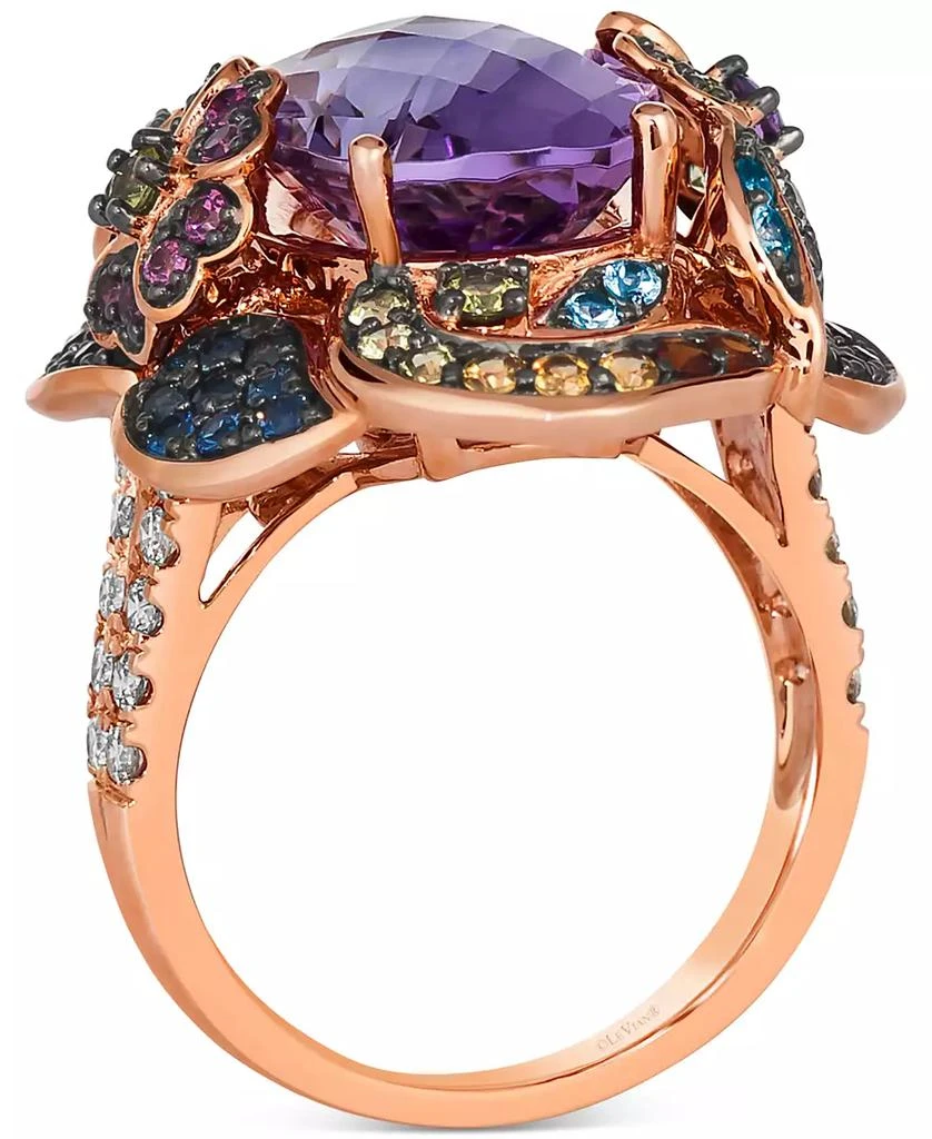 Le Vian Crazy Collection® Multi-Gemstone (7-7/8 ct. t.w.) & Nude Diamond (3/8 ct. t.w.) Statement Ring in 14k Rose Gold 3