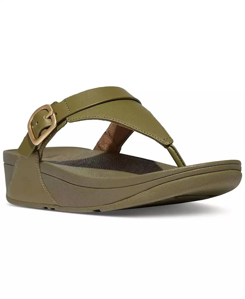 FitFlop Women's Lulu Adjustable Leather Toe-Post Sandals 1