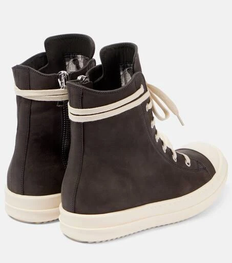 Rick Owens Geobasket suede high-top sneakers 3