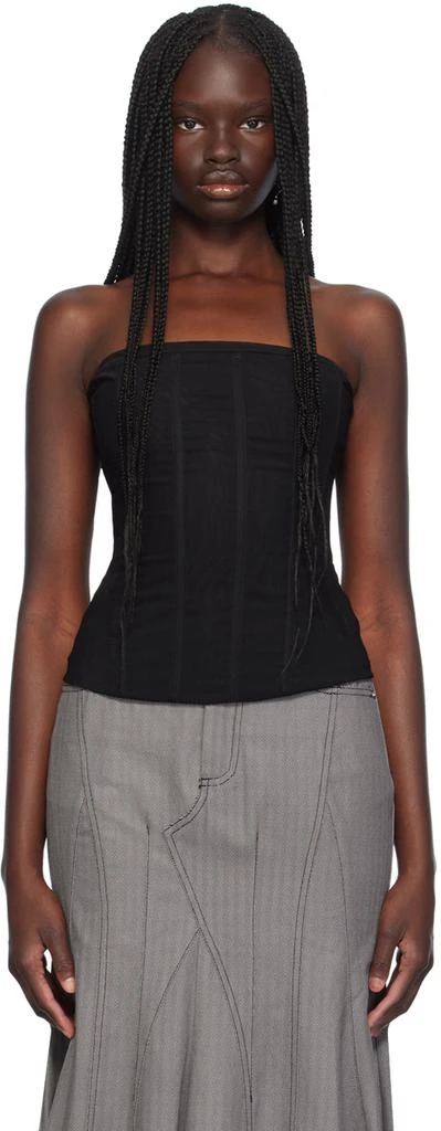 Miaou Black Libra Corset 1