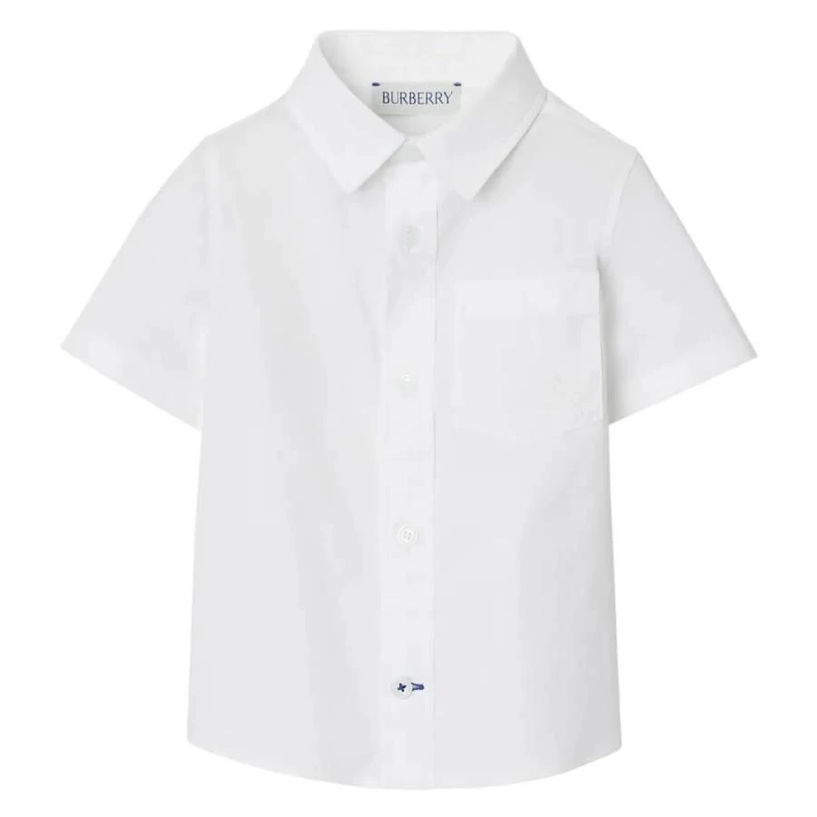 Burberry Burberry Kids  Owen EKD Cotton Shirt, Size 4Y