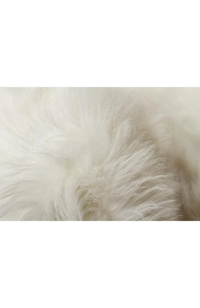 LUXE Hudson Faux Fur Rug/Throw - 5ft. x 8ft- Off White 3