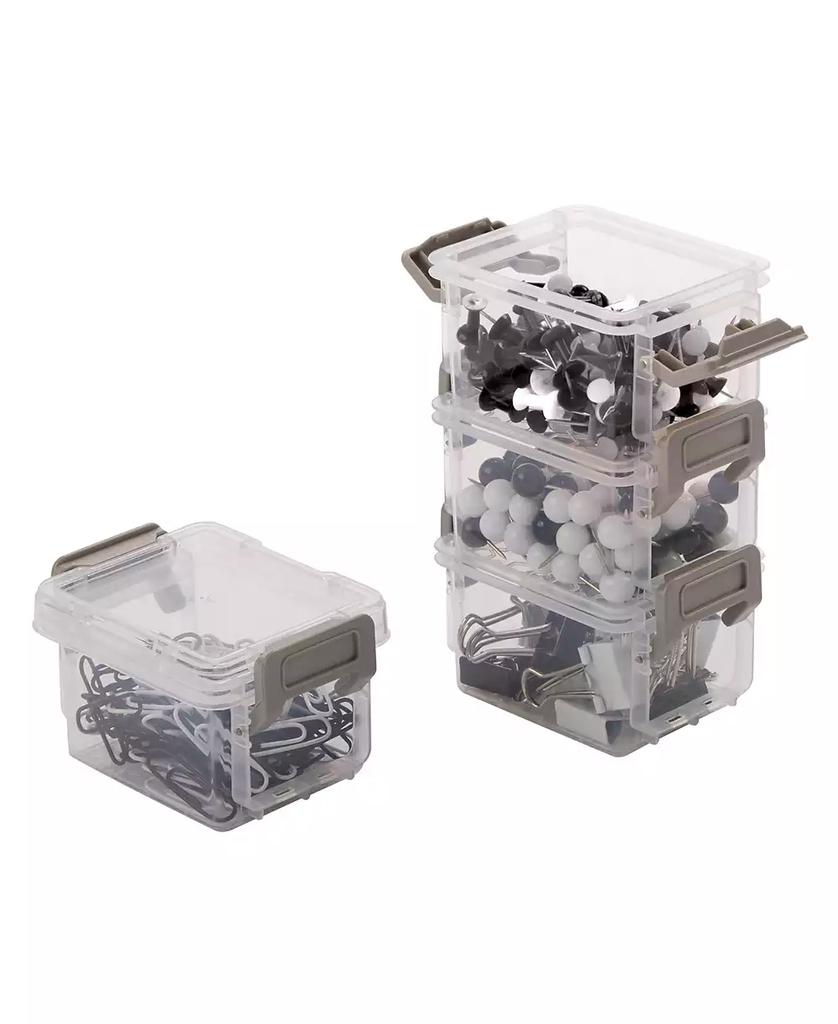 Simplify Stackable Storage Boxes, Pack of 4