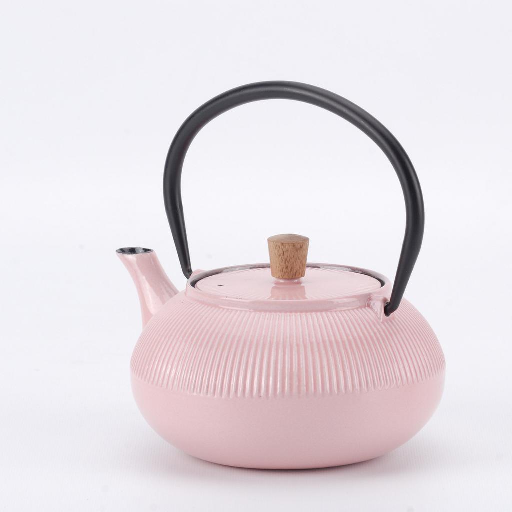 MNML Enameled Cast Iron Teapot - Line