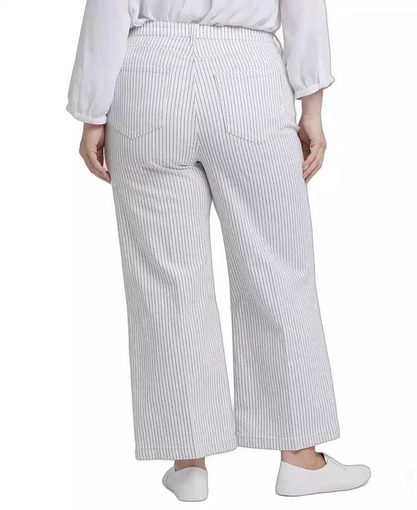 NYDJ Plus Size Wide Leg Ankle Jeans 2