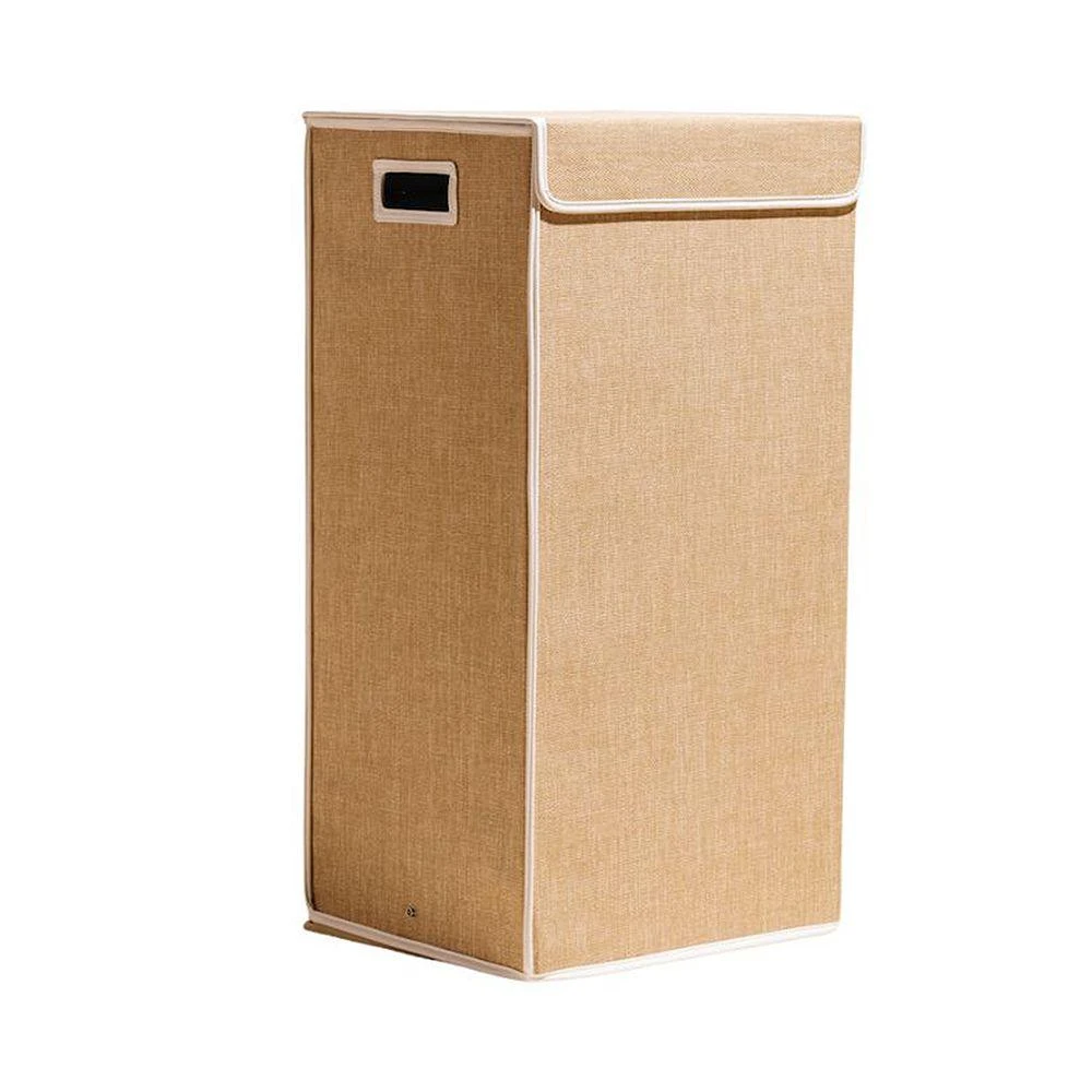 Nori Laundry Hamper with Attached Lid and Optional Wheels 2
