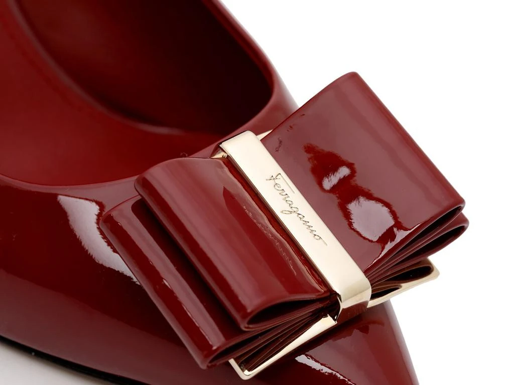 Salvatore Ferragamo SALVATORE FERRAGAMO Zeri 10 Women's 724202 Red Flats 2