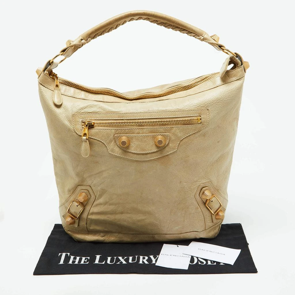 Balenciaga Balenciaga Beige Leather GGH Day Hobo 16