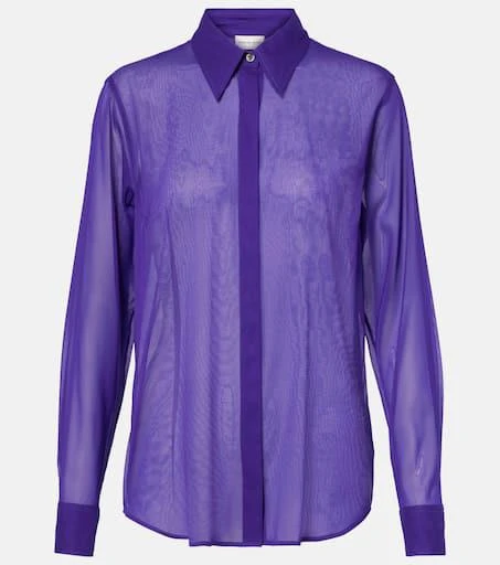 Dries Van Noten Silk-blend shirt 1