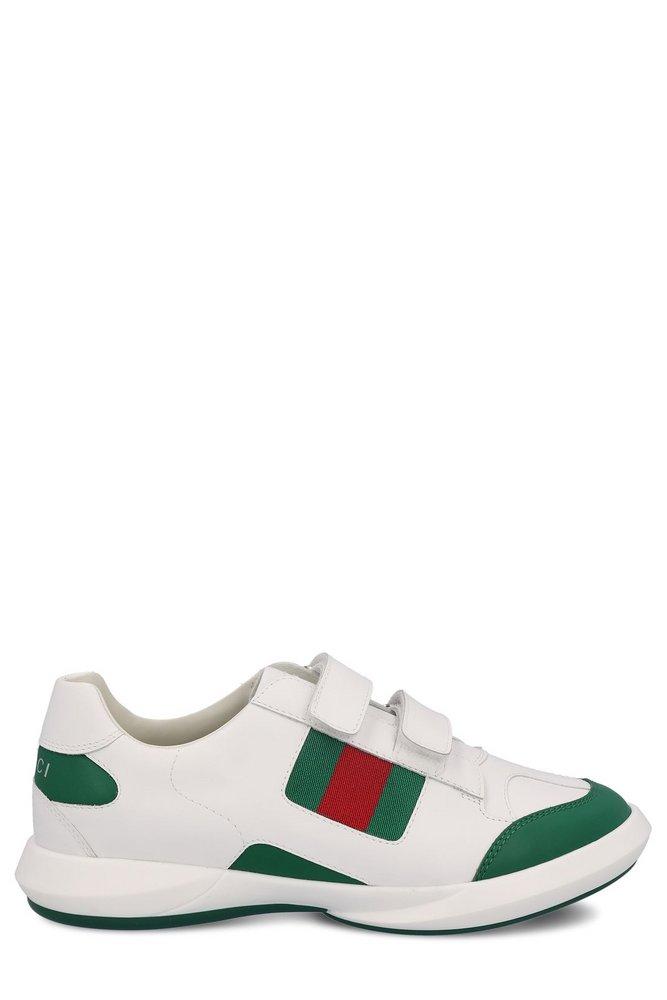 Gucci Kids Gucci Kids Logo Printed Round Toe Sneakers