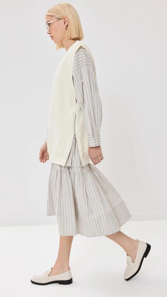 31 Phillip Lim Oversized Vest Sweatshirt Combo Dress 3