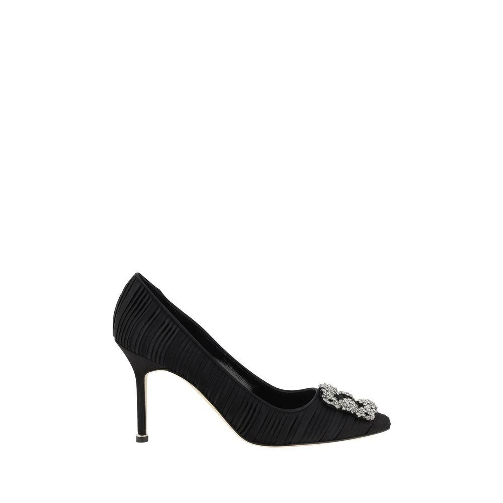 Manolo Blahnik Satin Hangisi Women's Pumps 1