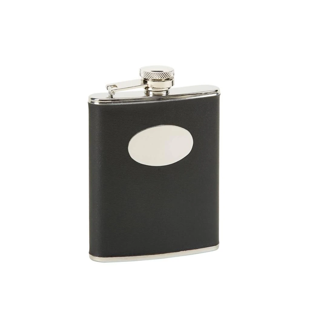 Creative Gifts International Creative Gifts International - Leatherette Flask with Engraving Plate