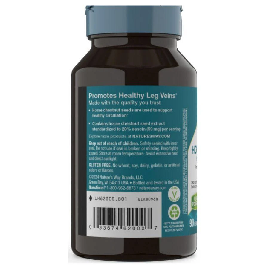 Nature's Way Horse Chestnut Vegetarian Capsules 2
