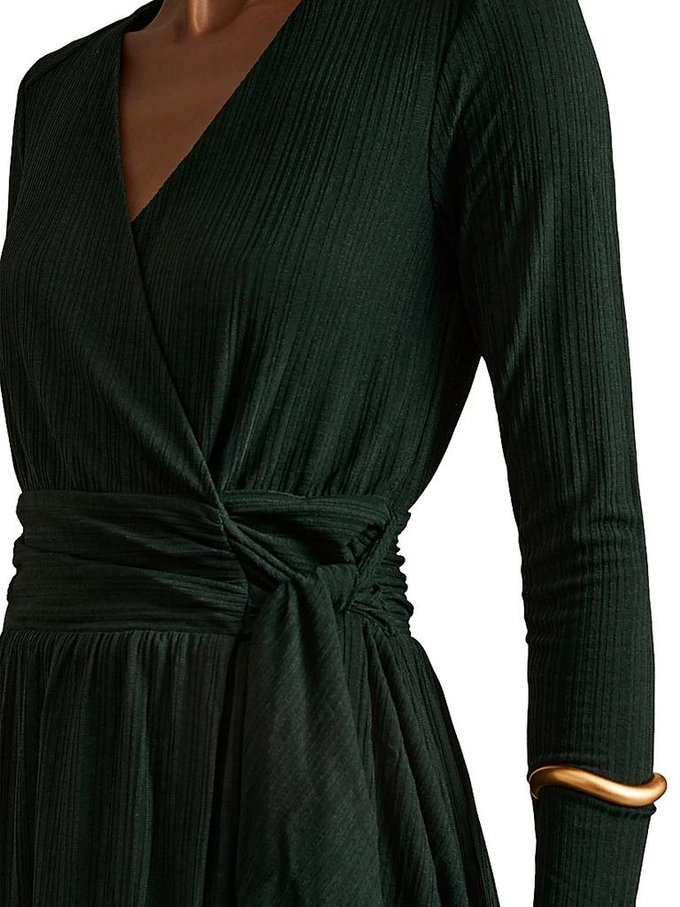 REISS Madeline Jersey Wrap Midi-Dress - Dresses & Skirts - BeyondStyle