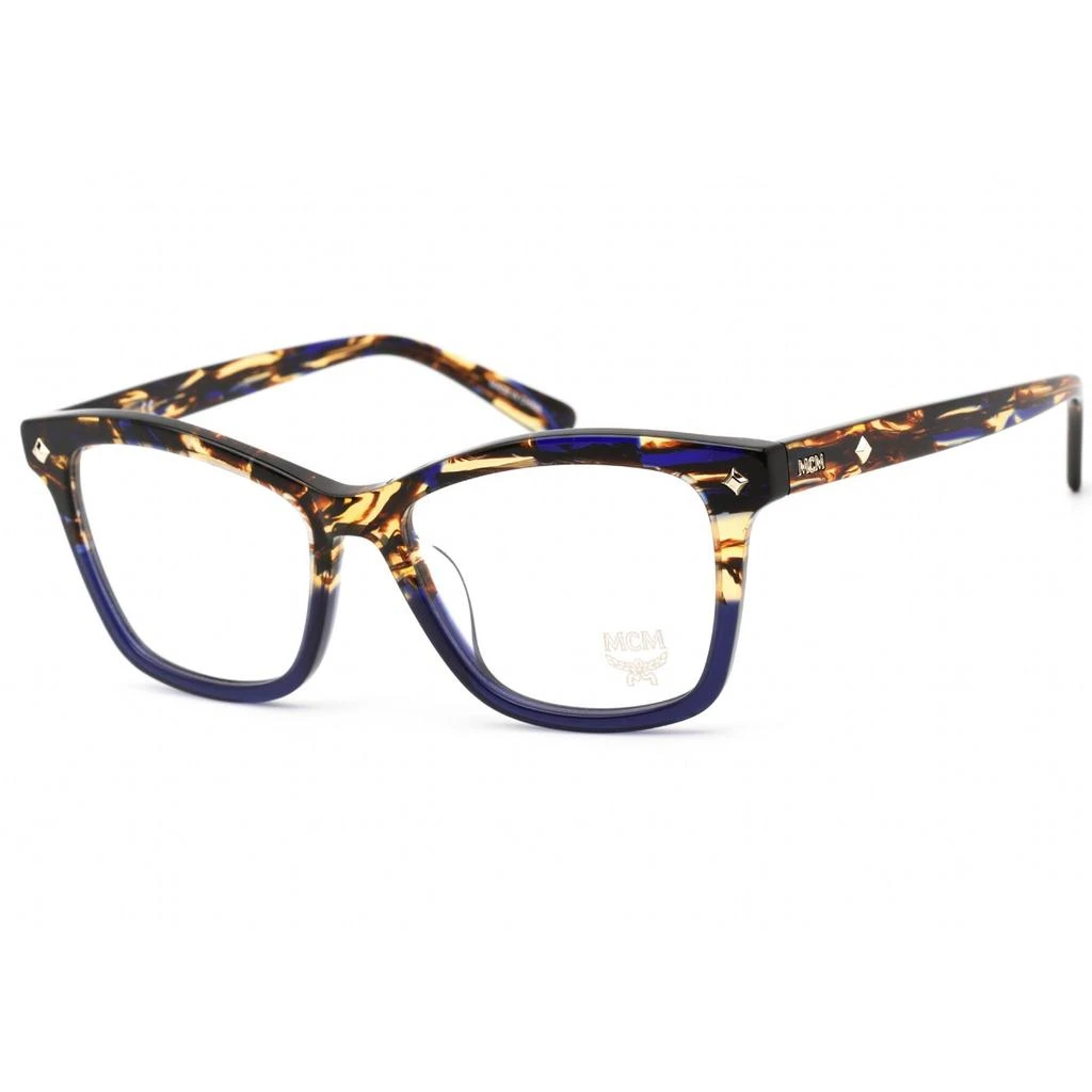 MCM MCM Women's Eyeglasses - Clear Lens Havana/Blue Cat Eye Shape Frame | MCM2614 235 1