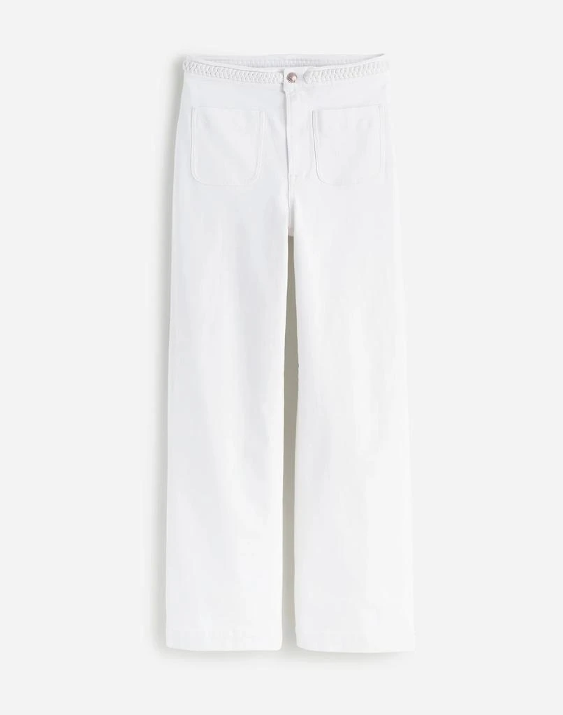 Madewell Madewell x Lisa Says Gah! The Perfect Vintage Wide-Leg Crop Jean in Eyelet White 6
