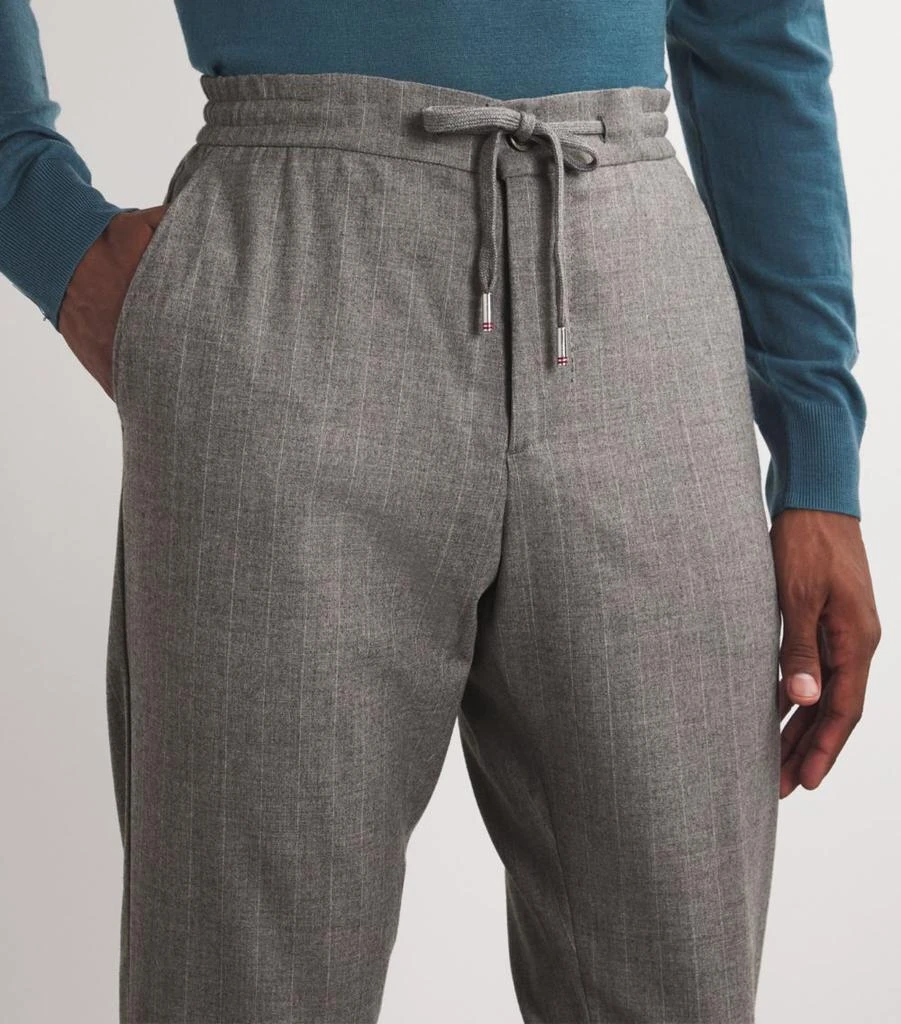 Marco Pescarolo Stretch-Cashmere Striped Trousers 6