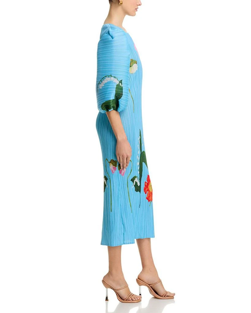 Nancy Yang Crinkled Puff Sleeve Dress 5