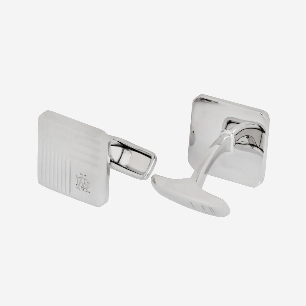 DUNHILL Dunhill AD Texture Stainless Steel Cufflinks JNC32J5K