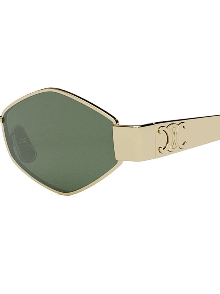 Celine Metal Triomphe 54MM Geometric Sunglasses  display picture 3