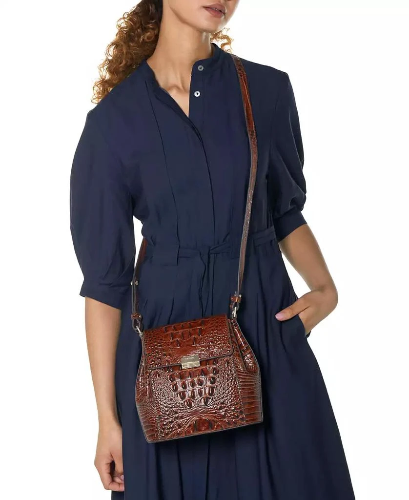 Brahmin Margo Azurine Small Leather Crossbody 5