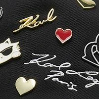 Karl Lagerfeld Paris CATE PINS BASEBALL CAP 6