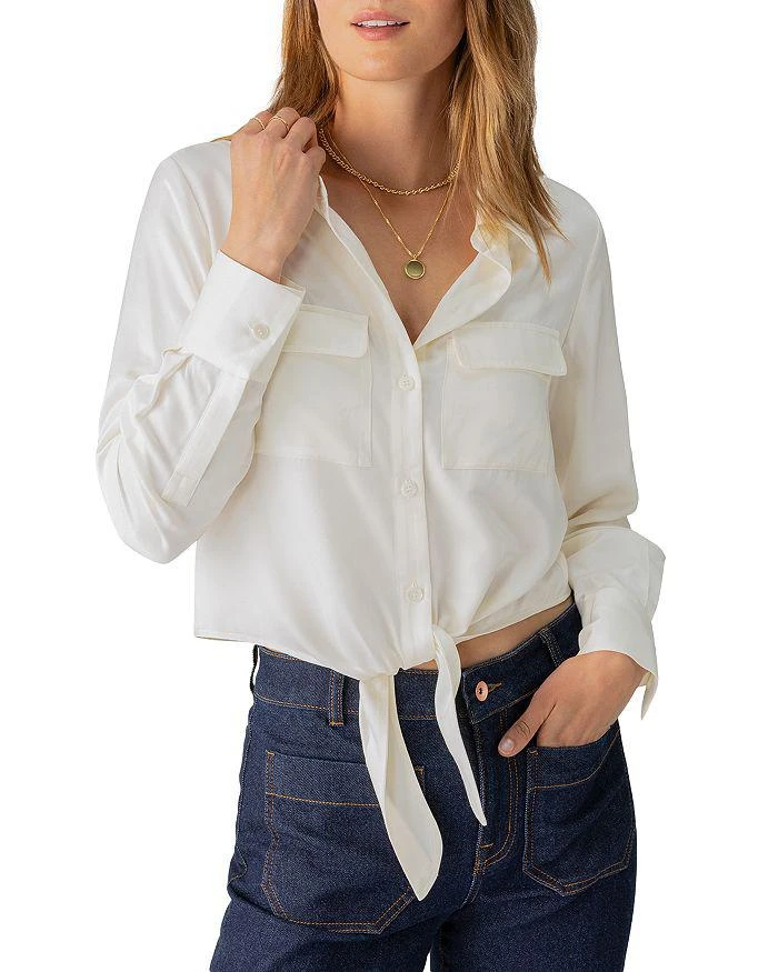 Sanctuary Lifetime Tie Front Shirt 1
