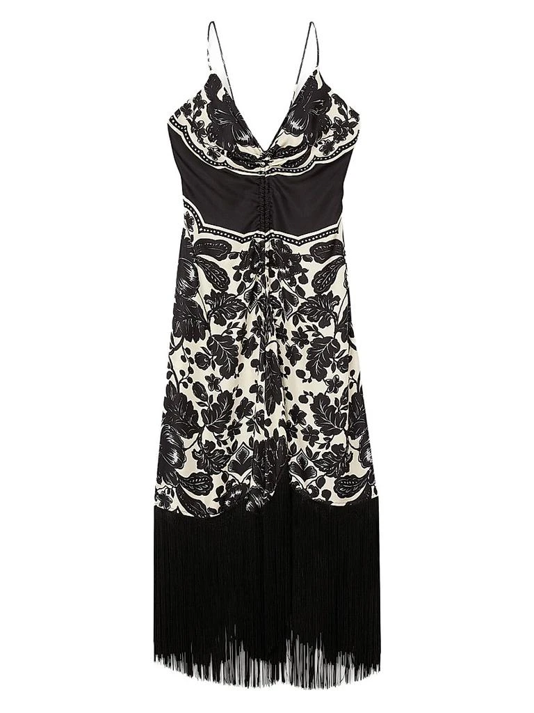 Floral Print Maxi Dress  On Sale Now with Up to 40% Off | Discover  Exclusive Deals & Savings at BeyondStyle  Authentic Sandro  contemporary|floor-length|dresses|women's|silk|a-line|women's apparel|floral|sleeveless|v-neck|Women's  with Limited-Time ...