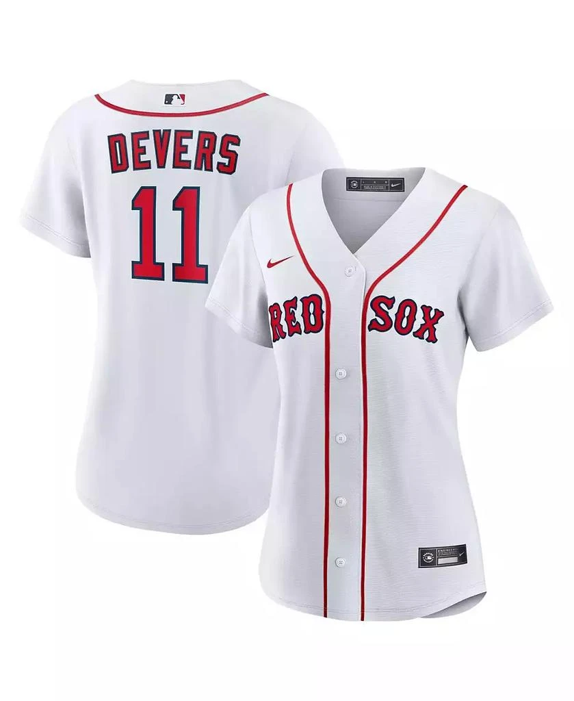 NIKE Women's Rafael Devers White Boston Red Sox Home Replica Player Jersey 1