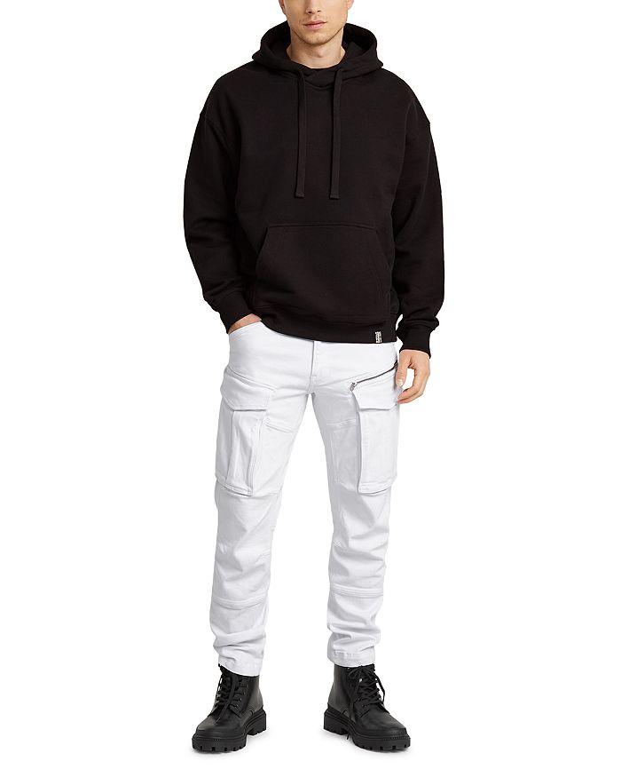 G-STAR RAW Rovic Zip 3D Regular Tapered Fit Cargo Jeans in White