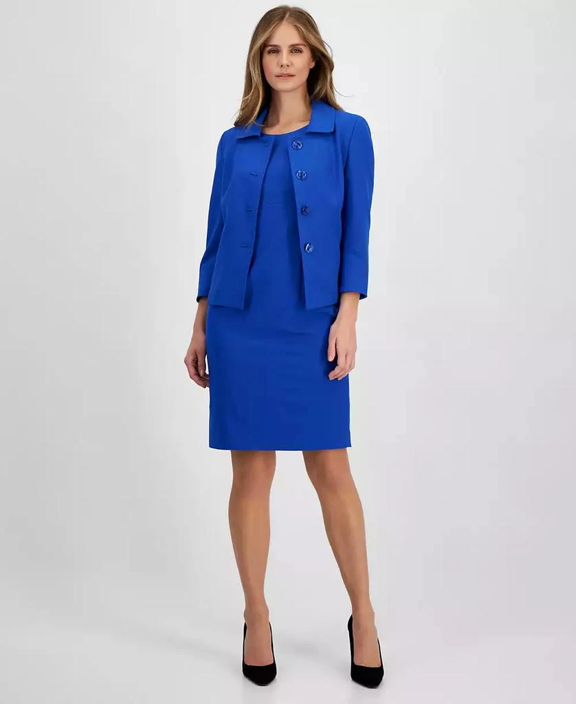 Le Suit Women's Seamed Dress Suit Set, Regular & Petite 1