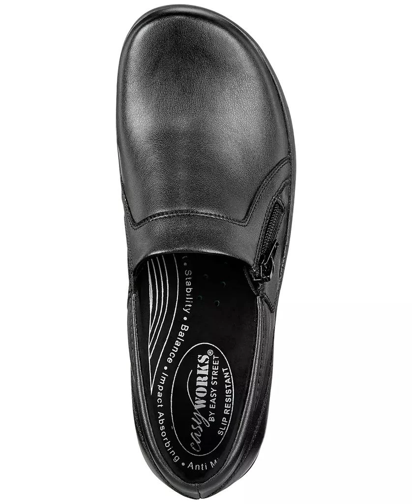 Easy Street Easy Works By Women's Bentley Slip Resistant Clogs 4