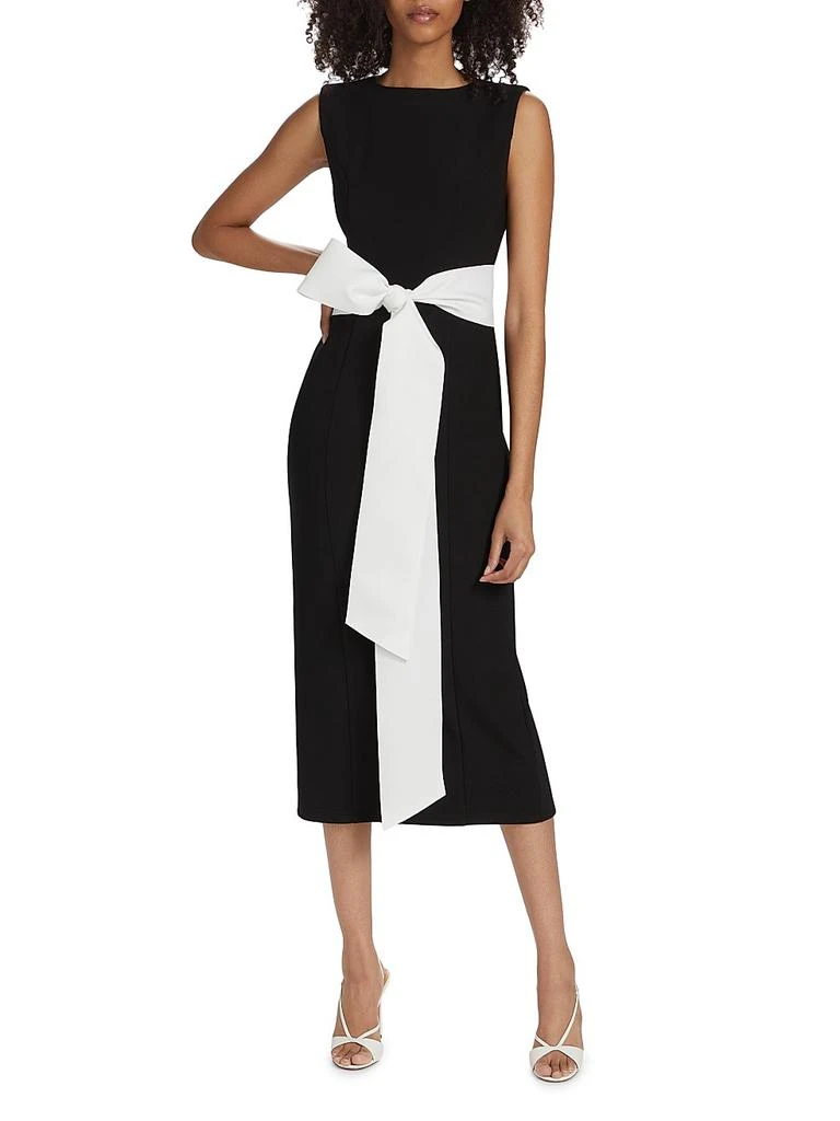 As It May Ayla Sash Sleeveless Midi-Dress 2
