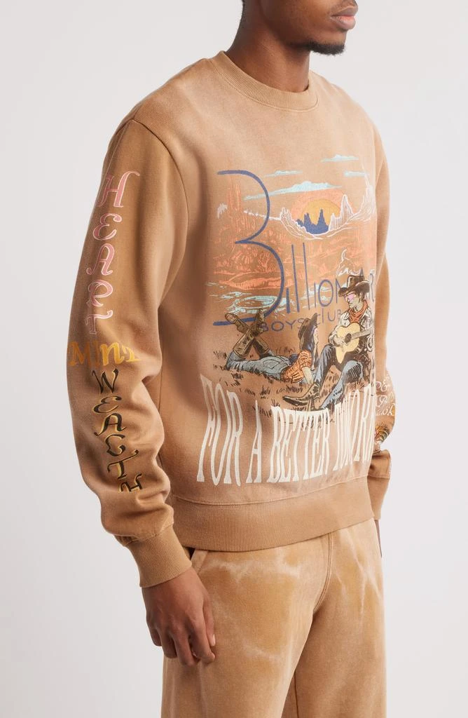 Billionaire Boys Club Tomorrow Sunset Graphic Sweatshirt 3