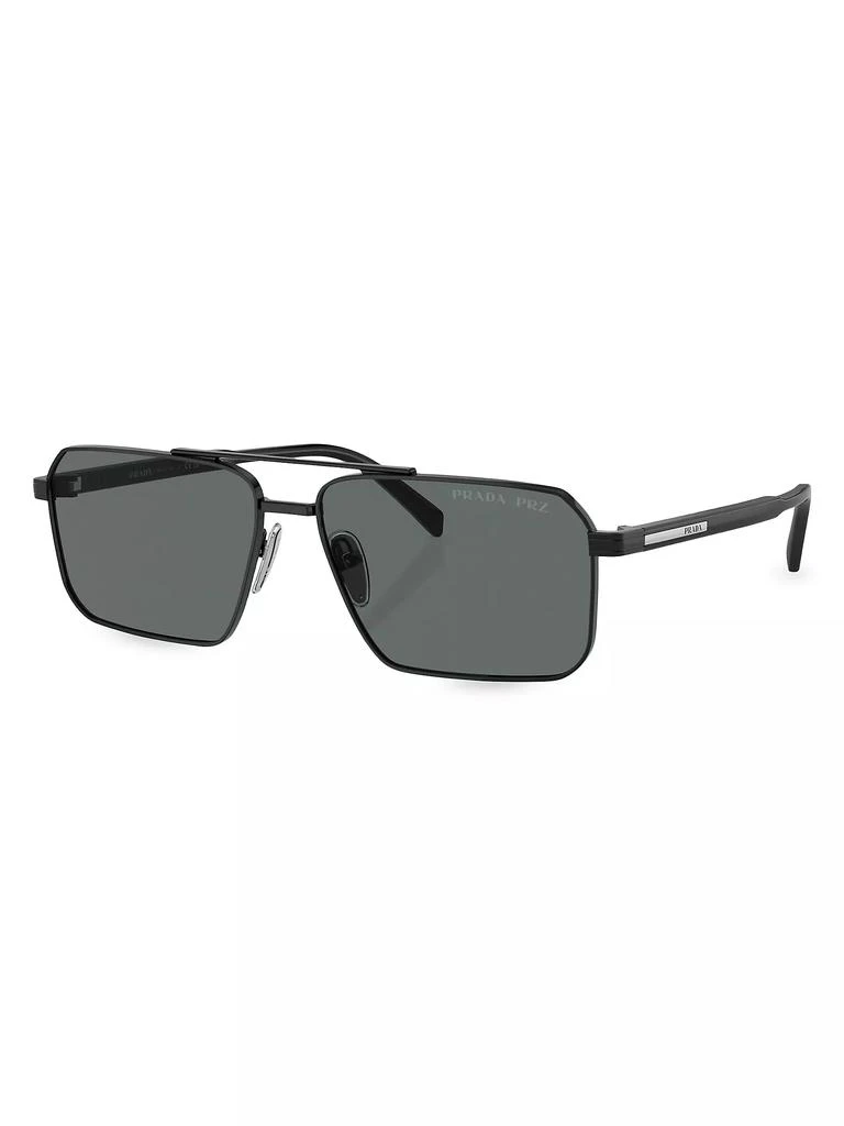 Prada 61MM Rectangular Sunglasses 2