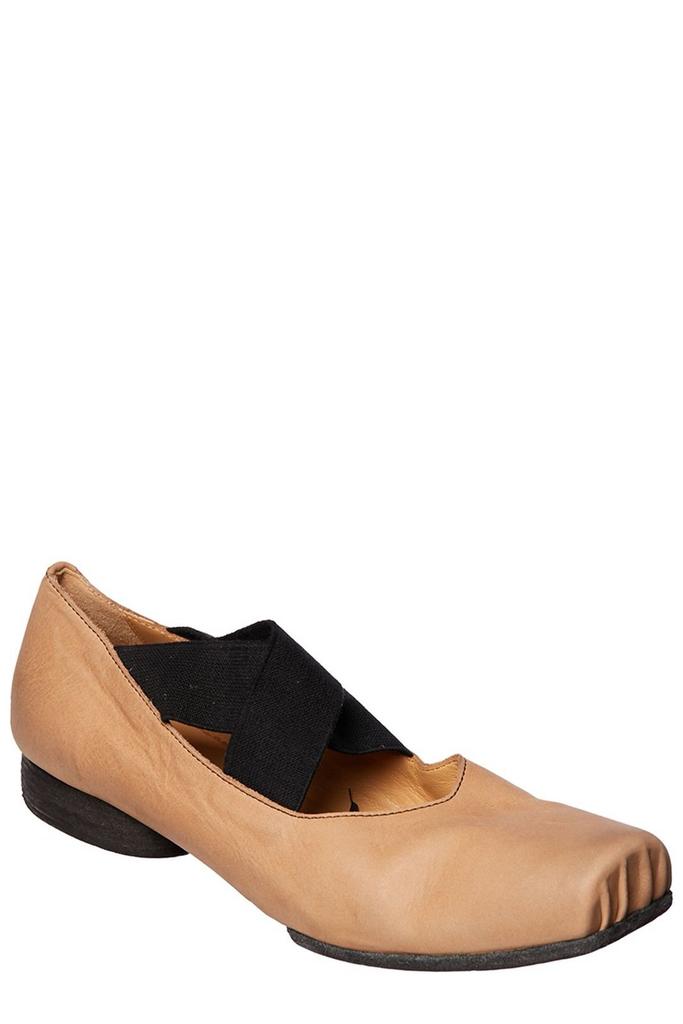 Uma Wang Uma Wang Square-Toe Slip-On Ballerina Shoes