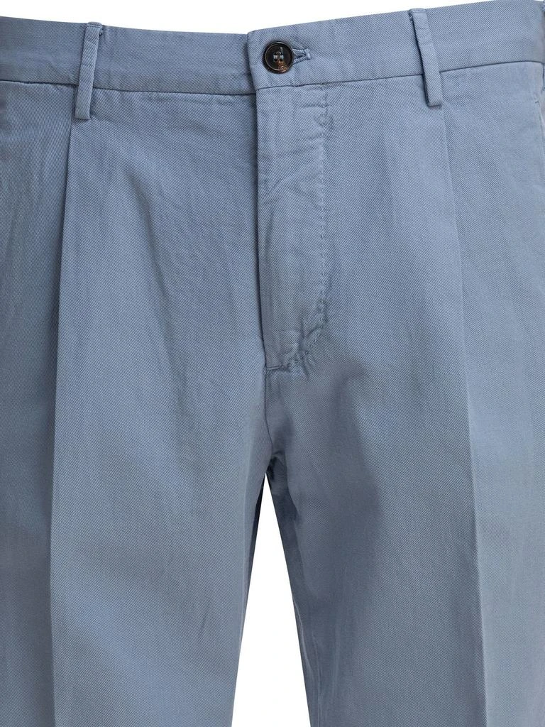 Incotex Ivory Incotex Pleated Pants 3